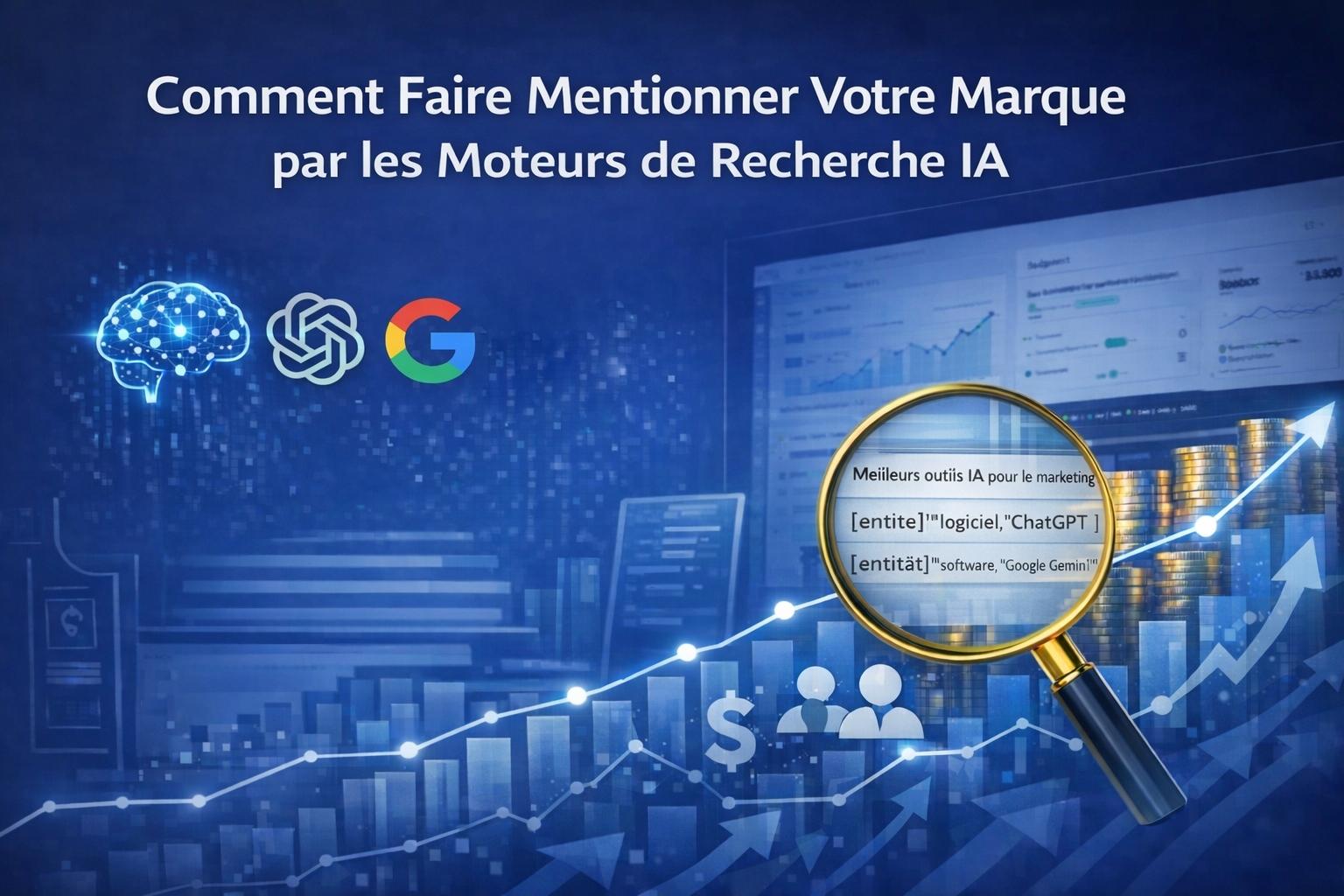 Comment faire mentionner votre marque par les moteurs de recherche IA (Stratégie basée sur les données)