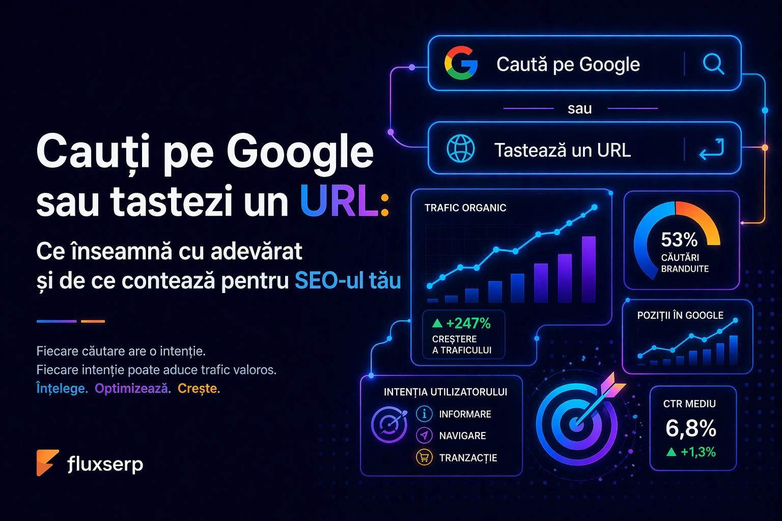Caută pe Google sau Introdu un URL: Ce Înseamnă cu Adevărat și de ce Contează pentru SEO