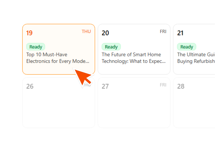 Get a powerful 30-day content plan